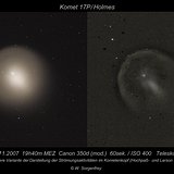 5  Komet 17P Holmes  am 5.11.2007