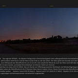 Panorama 180 Grad mit 4 Planeten