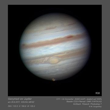20110926 Ganymed vor Jupiter