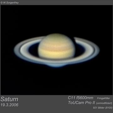 2  Saturn am 19.3.2006