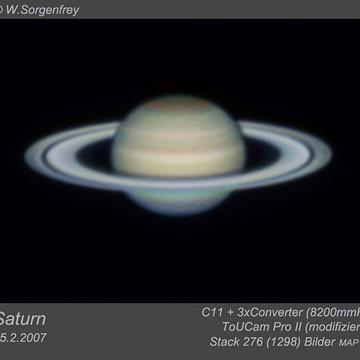 3  Saturn am 15.2.2007